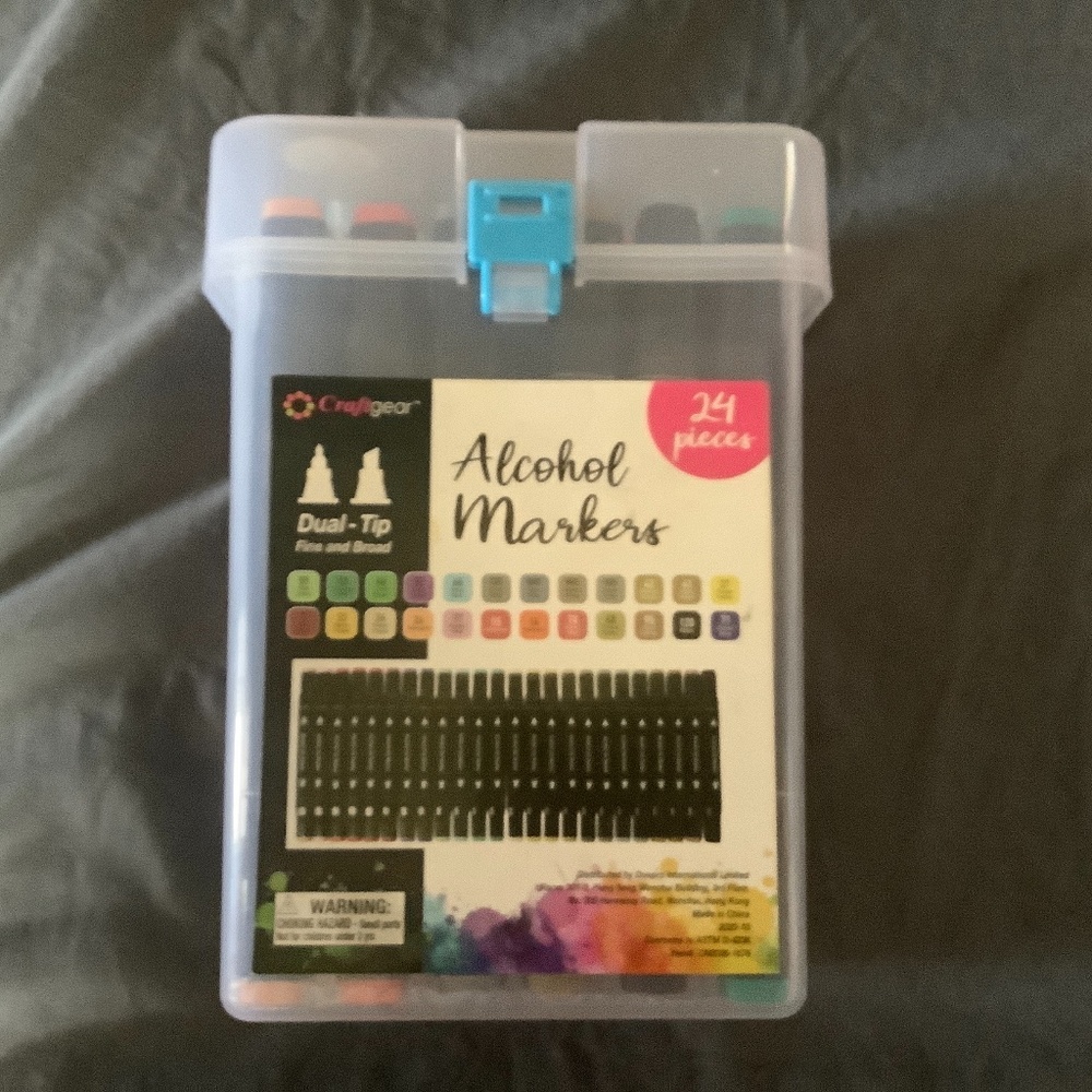 Alcohol Markers, 24 in count.
